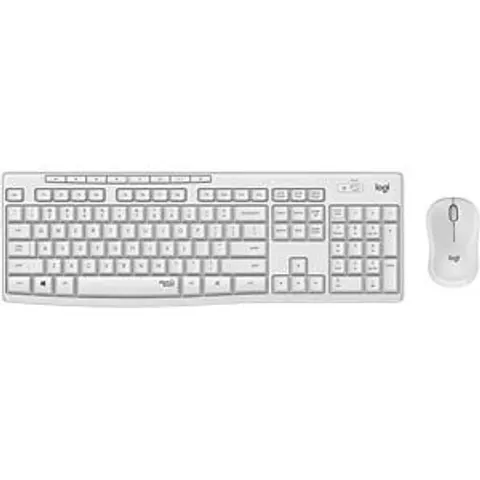 LOGITECH MK295WS - Wireless keyboard/mouse combo, white – image 2