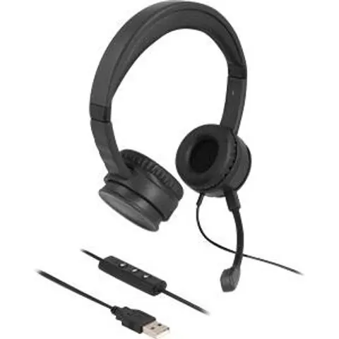 DELOCK 27180 - USB Stereo Headset with Cable Remote Control – image 2