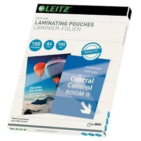 LEITZ 33826 - Laminating pouch, A4, 100 pieces – image 2