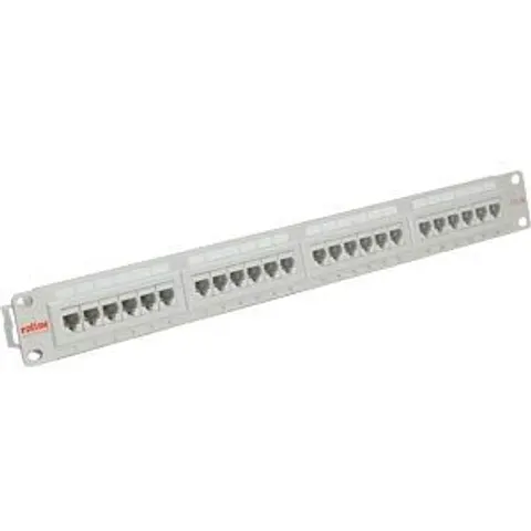 "ROLINE 26110347 - 19"" patch panel, 1 U, 24-port, Cat. 5e, grey" – image 2
