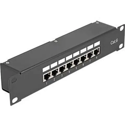 "DELOCK 43304 - 10"" patch panel, Cat.6, 8 port" – image 2