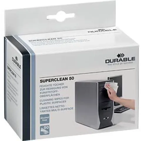 DURABLE 578802 - Cleaning wipes, individually wrapped, for computer accessories – image 2