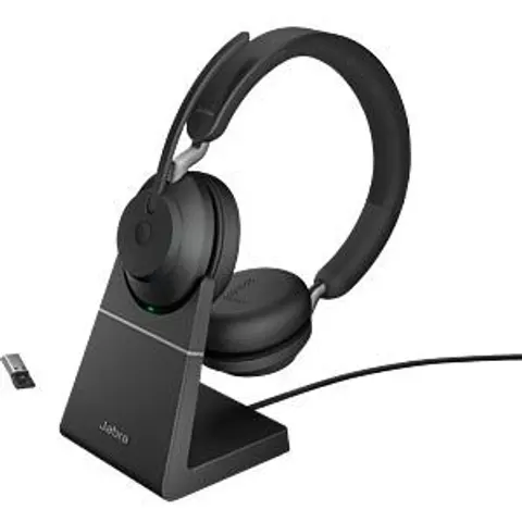 Jabra Evolve2 65 USB-A Black MS Chrg stand Stereo – image 2