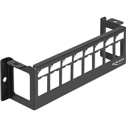 DELOCK 86516 - Keystone Mounting Panel 8 Port surface mount horizontal – image 2