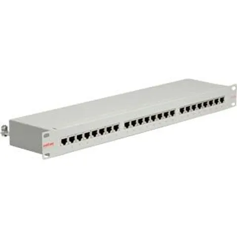 "ROLINE 26110329 - 19"" patch panel, 1 U, 24-port, Cat. 5e, grey" – image 2