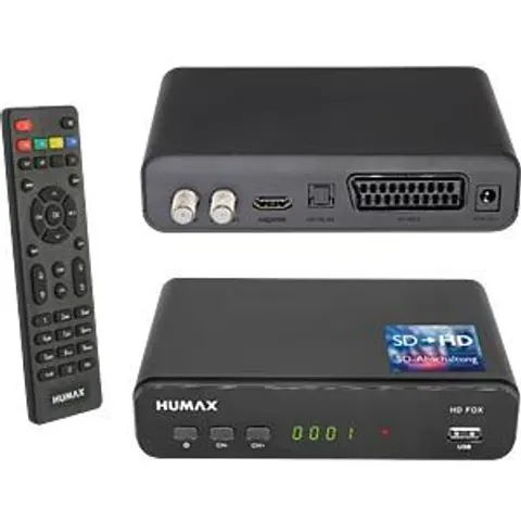 HUMAX HD FOX - Receiver, SAT, DVB-S/S2, HDTV, FTA – image 2
