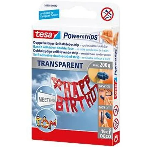 TESA 58800 - tesa Powerstrips® transparent Deco strips – image 2