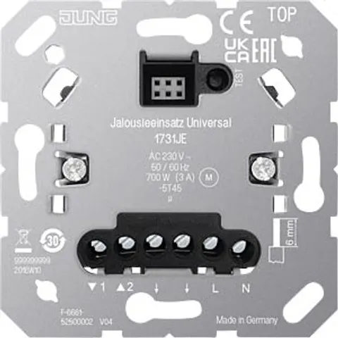 JUNG JG 1731JE - Blind panel, with extension input – image 2