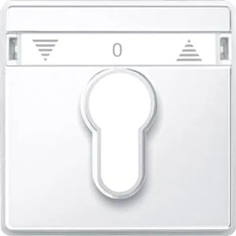 MERTEN 348219 - Central plate for shutter button/locking switch inserts, polar w – image 2