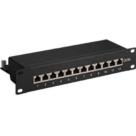 "GOOBAY 93796 - patch panel, 10"", 12-port, Cat.6a, 1 U" – image 2