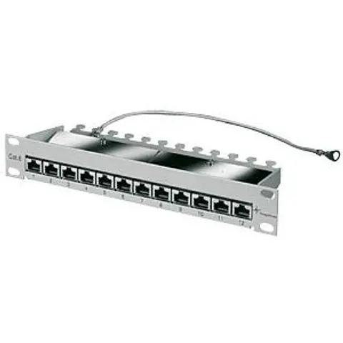 TELEGÄRTNER "MPP-12HS - Mini patch panel in 10"" format Cat.6 A (255 mm)" – image 2