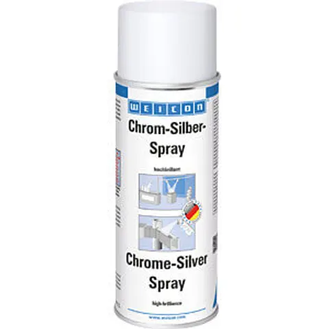 WEICON 11103400 - Chrome silver spray, 400 ml – image 2