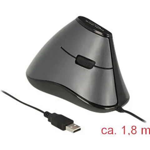 DELOCK 12527 - Mouse, wired, vertical, right handers – image 2