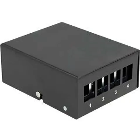 DELOCK 43409 - Keystone Patch Panel 4 Port black – image 2