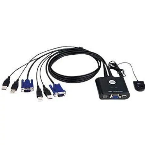 ATEN CS22U KVM switch Black – image 2