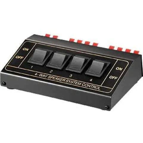 GOOBAY 11934 - Loudspeaker switch box 4-fold – image 2