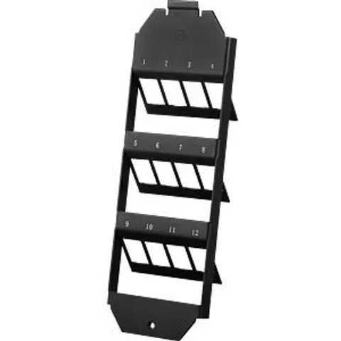 LogiLink Keystone floor box insert for 3 x 4 keystone modules. black – image 2