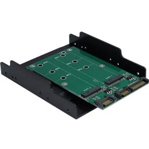 INTER-TECH IT88885372-2 - Carrier frame 2x M.2 SATA SSD – image 2