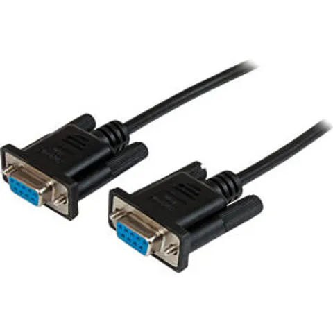 StarTech.com 2m Black DB9 RS232 Serial Null Modem Cable F/F – 859585 – image 2