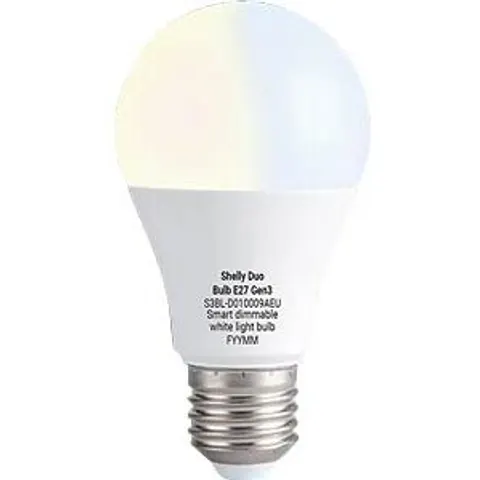 SHELLY DB E27 G3 - Shelly Duo Bulb E27 Gen3 – image 2