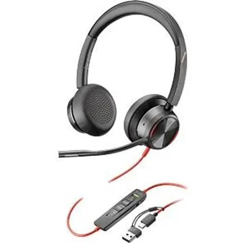 POLY Blackwire 8225 Wired USB-C Stereo Headset - Black – image 2