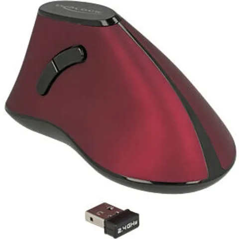 DELOCK 12528 - Ergonomic vertical mouse, optical, wireless – image 2
