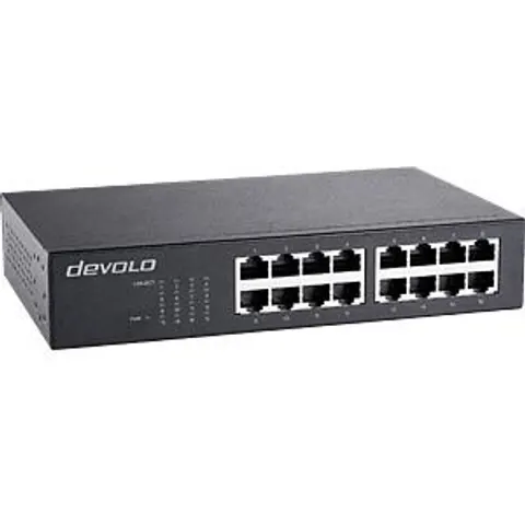 DEVOLO 7235 - Switch, 16-port, Gigabit Ethernet – image 2