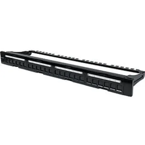 Intellinet Patch Panel. Blank. 1U. 24-Port. Black – image 2