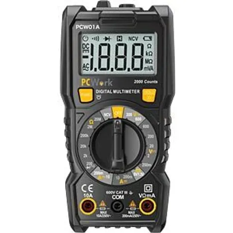 PCWORK PCW 01A - PCW01A multimeter, digital, 2000 counts, AC/DC, NCV – image 2