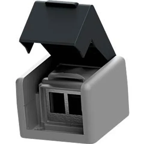 EASYLAN CKVDAP92 - Keystone module holder, preLink / fixLink, 2 port, IP44 – image 2
