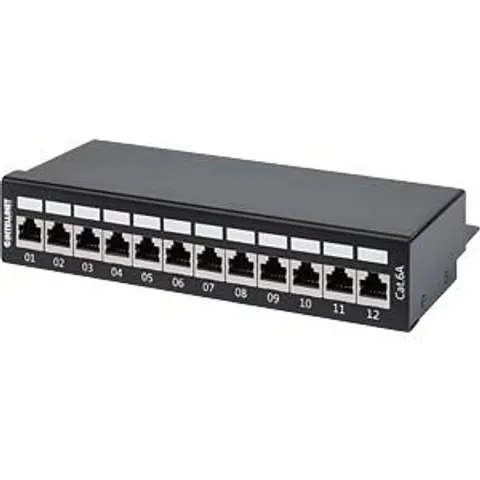 INTELLINET INT 720915 - Patch panel, 12-port, Cat.6a – image 2