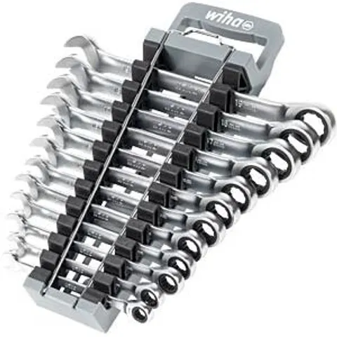 Wiha Ring Ratchet Spanner Set, 12 Piece (Set B) – image 2