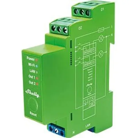 Shelly Pro Dimmer 2PM, DIN Rail Smart Dimmer – image 2