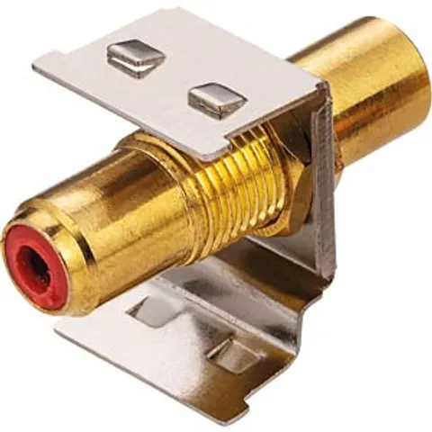 ROLINE 26110393 - RCA keystone coupling, metal, red – image 2