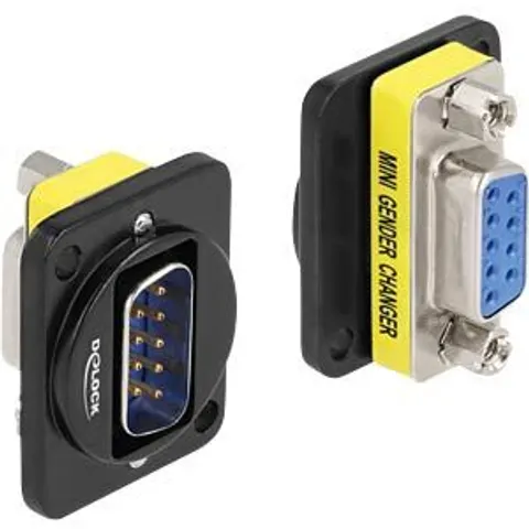DELOCK 86704 - D-Type Module DB9 plug to DB9 female – image 2