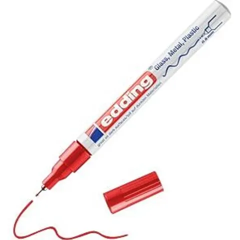EDDING GLM780RT - Gloss paint marker, 0.8 mm, red – image 2