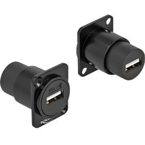 DELOCK 86784 - D-type module, USB 2.0 type-A, female / female – image 2