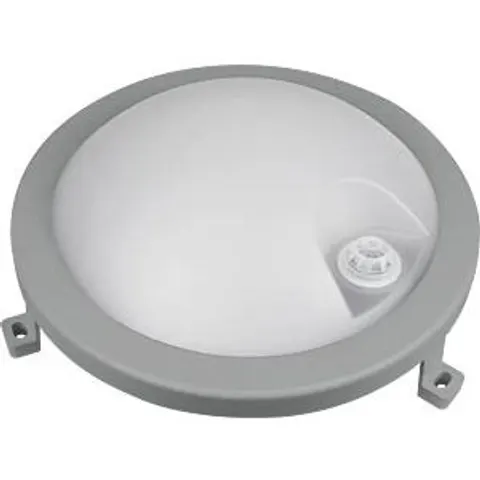 BLULAXA 49899 - Basic cellar light Fix Sensor round, grey, IP54, 12 W, 1200 lm – image 2