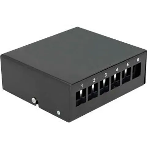 DELOCK 43411 - Keystone Patch Panel 6 Port black – image 2