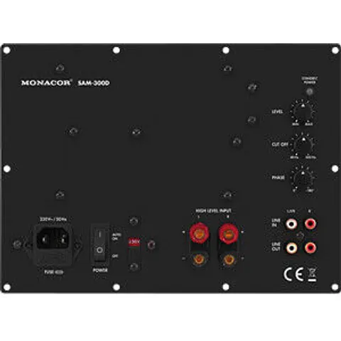 MONACOR MON SAM-300D - Class D active subwoofer module, 300 W 4 Ohm – image 2