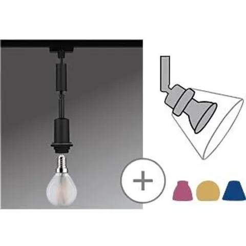 PAULMANN PLM 96912 - URail pendant light DecoSystems basic, E14, max. 20 W, dimmable – image 2