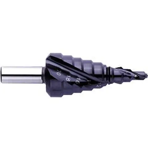 EXACT BOHRER 420 - TiAIN HSS step drill bit, 4-20mm, gradient 2 mm – image 2