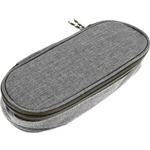 KANGARO 56304 - Pencil case, oval, light grey – image 2