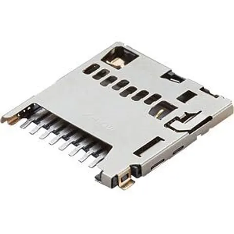Molex Memory Card Connector, MicroSD, Push-Push, 8 Contacts, Phosphor Bronze, Gold Plated Contacts – image 2
