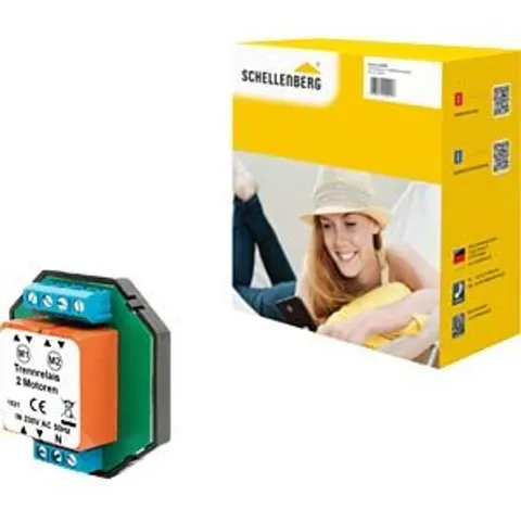 SCHELLENBERG AS 24201 - Roller shutter isolating relay, central, 2-fold – image 2