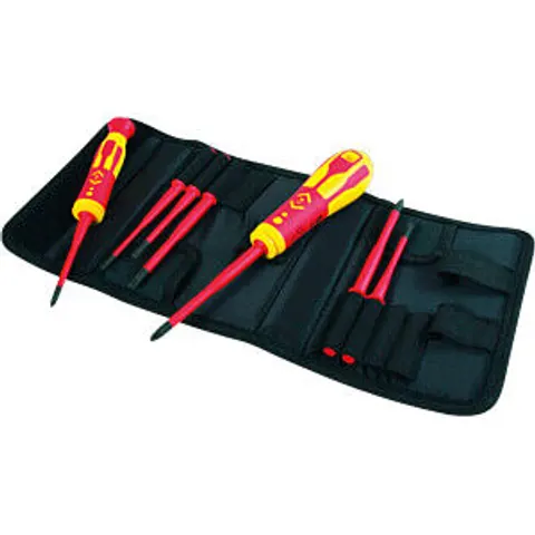 C.K 9-Piece Precision Interchangeable Slim Blade Screwdriver Set for Electronics and Handheld Tool Tasks – image 2