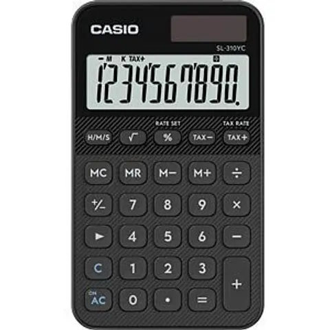 Casio SL-310YC Handheld Calculator Black – image 2