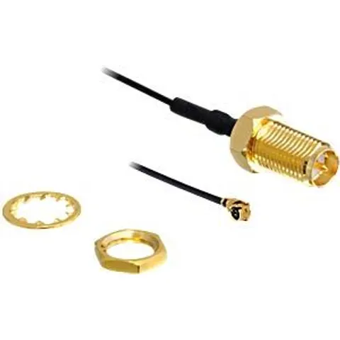 DELOCK 88409 - SMA jack/mount > MHF/U.FL plug 50 mm – image 2