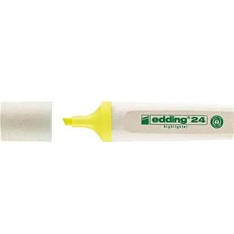 EDDING 24GE - eco-friendly text marker, yellow – image 2