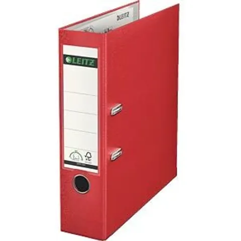 LEITZ 10105025 - Leitz 180° Lever Arch File Plastic, red – image 2